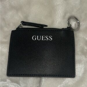 GUESS Black Card Wallet with Keyring